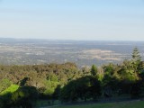 Uitzicht over voorstad van Sydney
