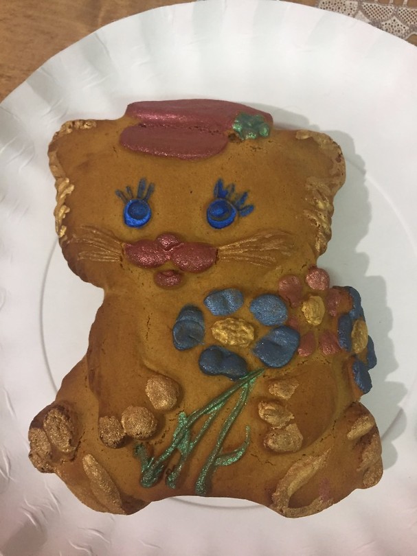 Gingerbread cat!