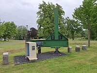 Monument voor de oude burg tussen Noordhorn en Zuidhorn