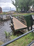 Draaibrug, zelf bedienen.