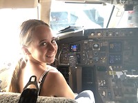 In de cockpit