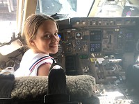 In de cockpit