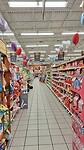 Valentijnspad in de supermarkt