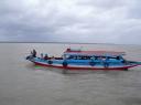 Bootje op de Suriname rivier