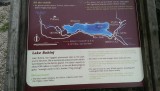 Het bordje over het meer van Bohinj