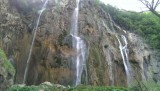 De grote waterval in plitvice