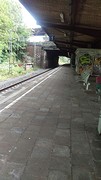 Op een leeg stationnetje