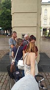 Schuilen onder de jagertor
