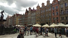 Huizen hollandse stijl in gdansk