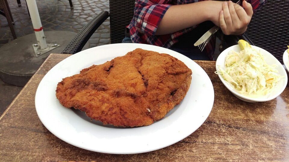 The giant schnitzel