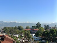 Uitzicht bergen Nagarkot