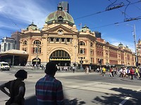 Flinders station Melbourne