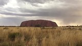 Onweer toen we bij Uluru waren