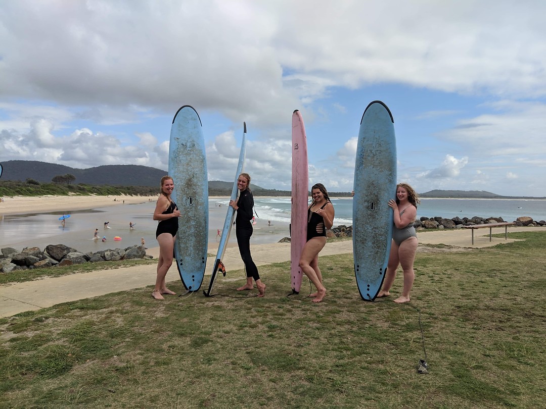 surfen in Crescent Head