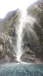 waterval in Milford Sound