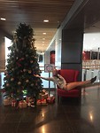 De kerstman was er even niet
