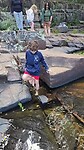 Escalando rio da cachoeira dos pedreiros