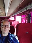 In de bus naar Siem Reap
