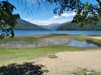 Lago Falkner langs Ruta 40