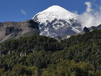 De Lanín in Park National Lanín.