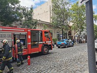 Brandweer en politie bij hotel Costa Rica