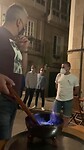 Bereiding van de Queimada (wonderdrank😊) in Santiago