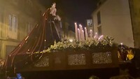 Processie in Santiago de Compostella op 3-4-23