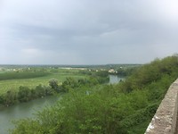 Dreigende lucht boven de Garonne