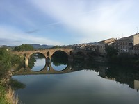 Historische brug van Puente la Reina