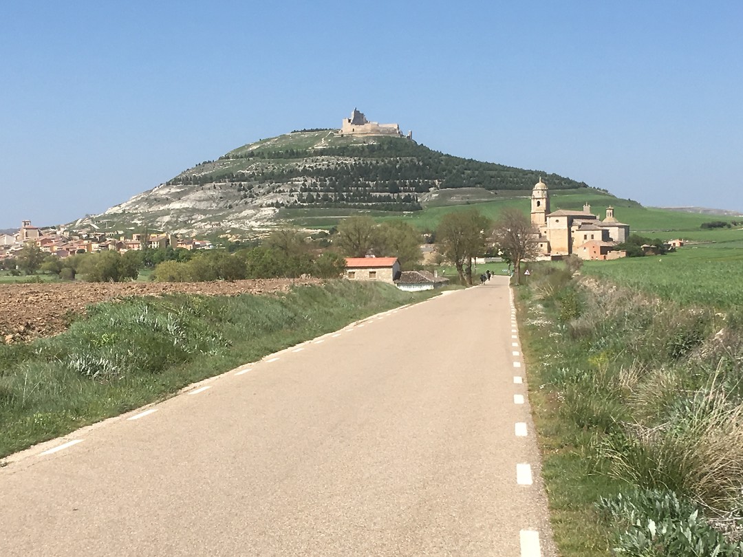 Uitzicht op Castrojeriz