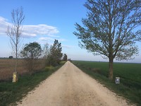 Oude Romeinse weg is nu gravel