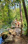 Stapstenen langs de rivier