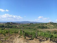Uitzicht vanaf agriturismo