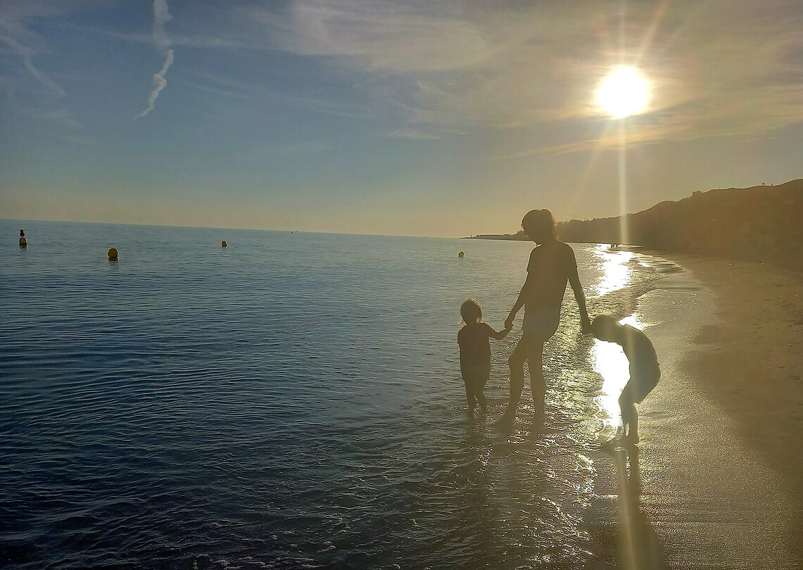 Zonsondergang spielerei