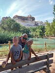 Picknick bankje bij Alcala del Jucar