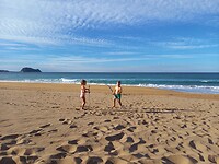 Oneindig veel spelen op het strand