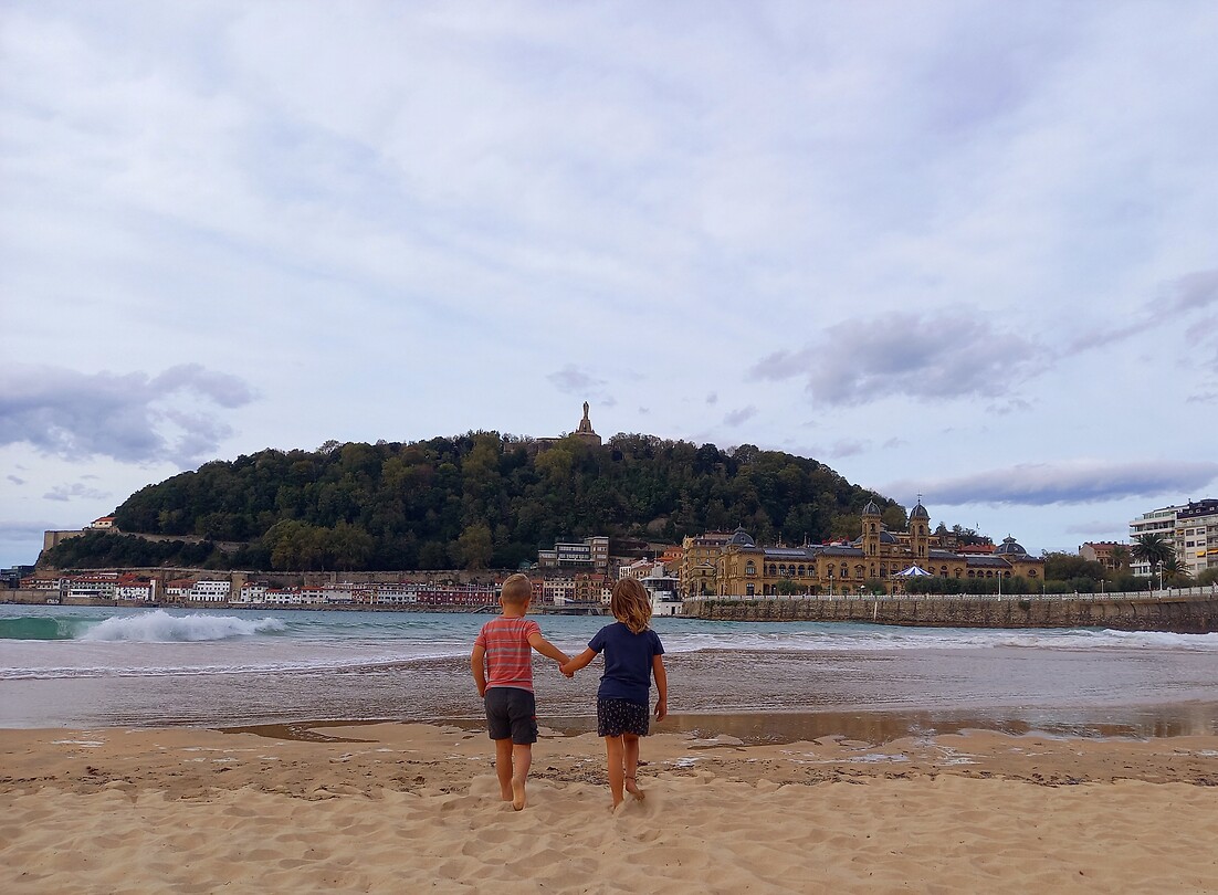 Strand bij San Sebastian