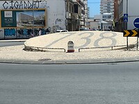 Eindpunt Route N2 van Chaves naar Faro