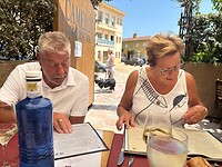 Lunch Torroella met Jos en Anneke ter ere van Anneke’s verjaardag
