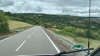 Op weg naar camping Walsheim