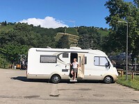 Camperplaats aan de Rhône
