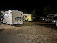 camper geparkeerd