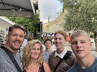 in de oude stad