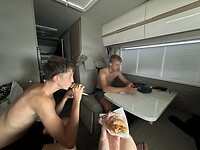 heerlijke verse croissants van de bakker