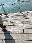 de vloer van de pont/vlot
