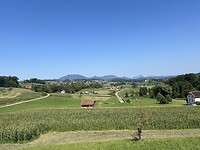 Het uitzicht in Slovenië