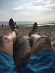 Op het strand