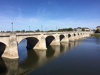 Brug over de Loire in Saumur