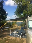 Op de camping in Montsoreau