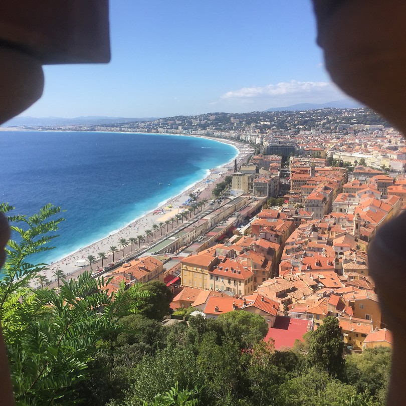 Zicht op Nice